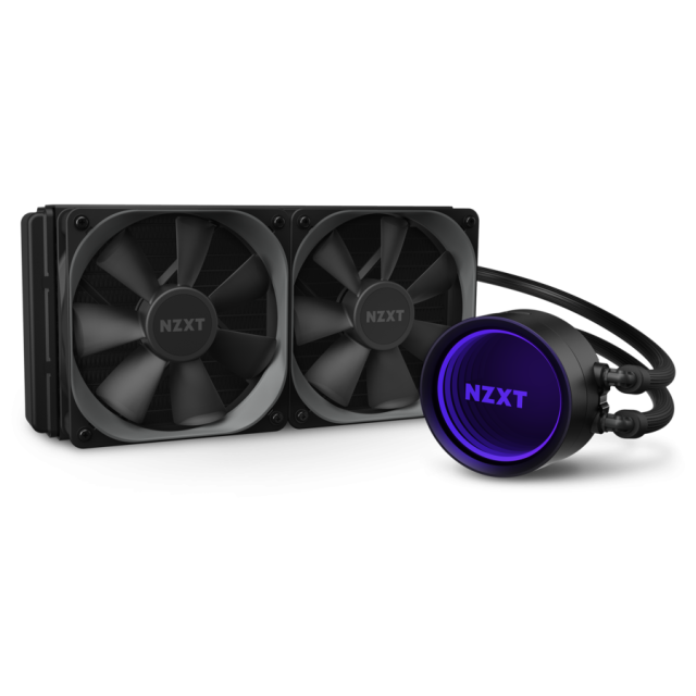 Охладител за процесор NZXT Kraken X53 (240mm), водно охлаждане, AMD/Intel