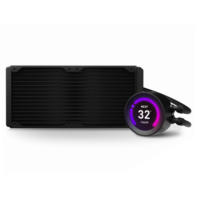 Охладител за процесор NZXT Kraken Z63 (280mm), водно охлаждане с дисплей, RL-KRZ63-01 AMD/Intel