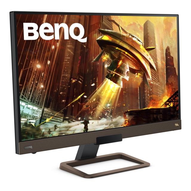 Монитор BenQ EX2780Q, 27", IPS, HDRi, 144Hz, 5ms, 2560x1440 2K, Black eQualizer, Color Vibrance, FreeSync, Flicker-free, B.I.+, Smart focus, Super Resol., 95% DCI-P3, 1000:1, 20M:1, 10 bit, 350 cd/m2, 2xHDMI, DP, USB Type-C, Speakers, Remote, Metalli