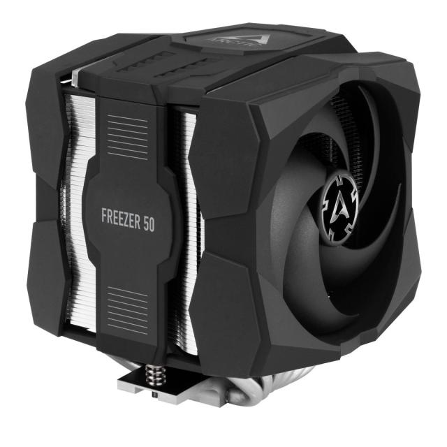Охладител за процесор Arctic Freezer 50, ARGB, 1 x 120 mm, 1 x 140 mm + ARGB контролер