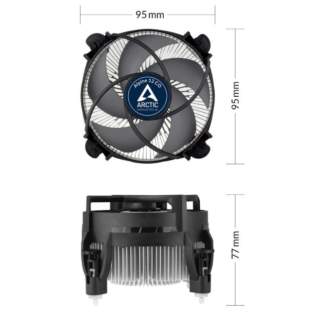 Охладител за процесор Arctic Alpine 12 CO, 1156/1155/1151/1150/1200