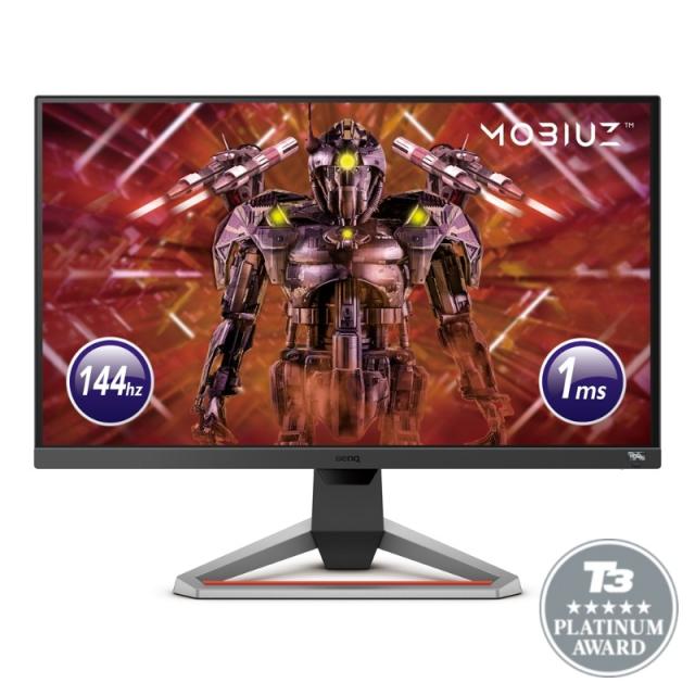 Монитор BenQ MOBIUZ EX2710, 27", IPS, HDRi, 144Hz, 1ms, 1920x1080 FHD, FreeSync Premium, 99% sRGB, HDR10, B.I.+, Light Tuner, Black eQualizer, Color Vibrance, Quick OSD, Eye-Care, treVolo Speakers 2.5Wx2, 1000:1, 400 cd/m2,HDMI x2, DP, Height Adj., D