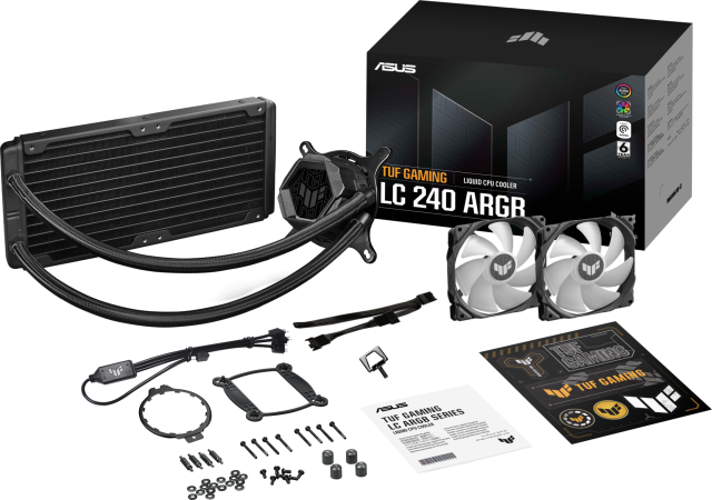 Охладител за процесор ASUS TUF GAMING LC 240 ARGB, Aura Sync