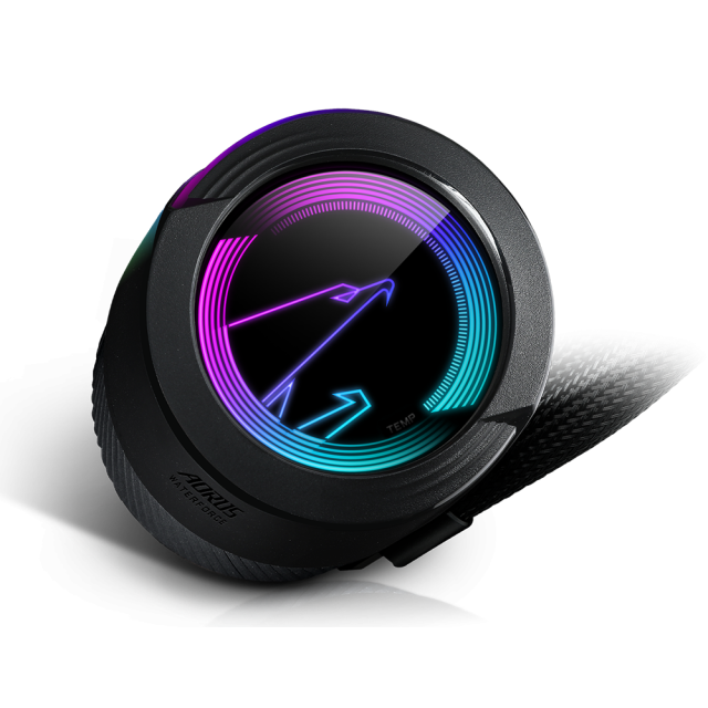 Охладител за процесор Gigabyte AORUS WATERFORCE 280, ARGB lighting display, RGB Fusion 2.0, Socket 1700 Ready