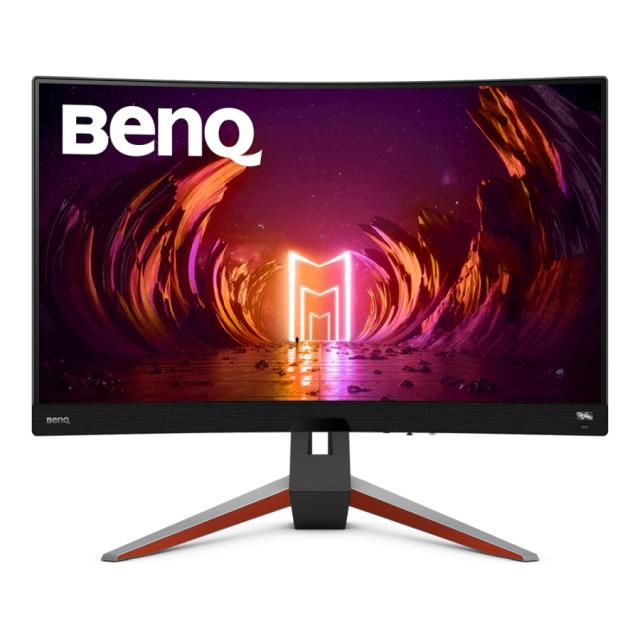 Монитор BenQ MOBIUZ 2K EX2710R, 27'' VA, 165Hz, 1ms, 2560x1440 QHD, 16:9 Curved Gaming, FreeSync Pro, P3 90%, sRGB, Flicker-free, Light Tuner,HDR 400, HDRi, B.I.+, LBL, Black eQualizer, 1000:1, 400 cd/m2, treVolo 2x2W+5W woofer, 2xHDMI 2.0, DP, Heigh