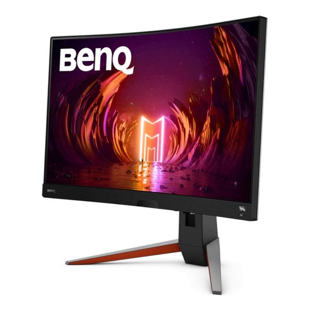 Монитор BenQ MOBIUZ 2K EX2710R, 27'' VA, 165Hz, 1ms, 2560x1440 QHD, 16:9 Curved Gaming, FreeSync Pro, P3 90%, sRGB, Flicker-free, Light Tuner,HDR 400, HDRi, B.I.+, LBL, Black eQualizer, 1000:1, 400 cd/m2, treVolo 2x2W+5W woofer, 2xHDMI 2.0, DP, Heigh