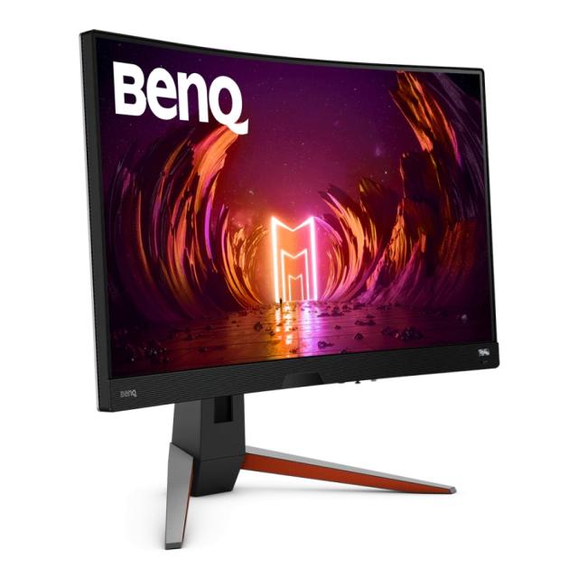 Монитор BenQ MOBIUZ 2K EX2710R, 27'' VA, 165Hz, 1ms, 2560x1440 QHD, 16:9 Curved Gaming, FreeSync Pro, P3 90%, sRGB, Flicker-free, Light Tuner,HDR 400, HDRi, B.I.+, LBL, Black eQualizer, 1000:1, 400 cd/m2, treVolo 2x2W+5W woofer, 2xHDMI 2.0, DP, Heigh