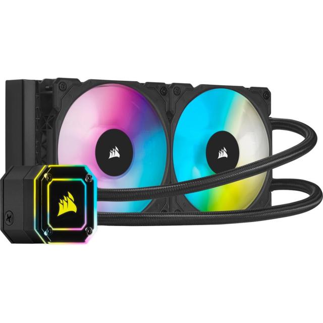 Охладител за процесор Corsair iCUE H115i Elite Capellix 280 Black RGB AMD/INTEL, CW-9060047-WW