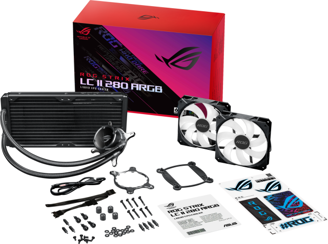 Охладител за процесор ASUS ROG STRIX LC II 280 ARGB, AIO