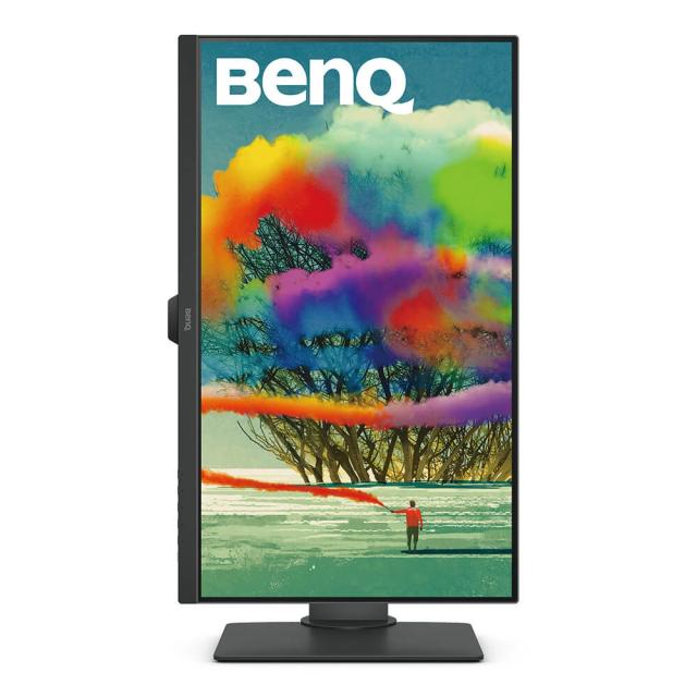 Монитор BenQ PD2700U, 27" IPS LED, 5ms, 3840x2160 4K, Design Monitor, 100% sRGB, DualView, PIP/PBP, CAD/CAM, Flicker-free, LBL, B.I., 1300:1, 20M:1 DCR, 10 bit, 350 cd/m2, HDMI, DP, miniDP, DP out, USB hub, Speakers, Height Adj.,Tilt, Swivel, Pivot, 