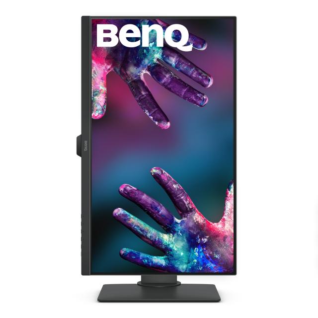 Монитор BenQ PD2705Q, 27" IPS LED, 5ms, 2560x1440 2K QHD, Designer Monitor, AQCOLOR, 100% sRGB, HDR10, B.I., LBL, KVM, ICCsync, CAD/CAM, DualView, Contrast 1000:1, 300 cd/m2, HDMI, DP, USB Type-C(Power 65W, DP alt), Speakers 2x2W, Height Adj., Swivel