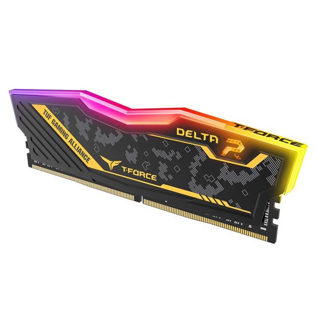 Памет Team Group Delta RGB TUF 32GB (2x16GB) DDR4 3200MHz, CL16-18-18-38 1.35V