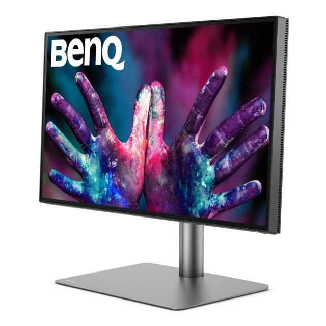 Монитор BenQ PD2725U 27" IPS LED 5ms 3840x2160 4K UHD, DesignVue Thunderbolt Mon, AQCOL., 100% sRGB, HDR400, B.I., LBL,KVM Sw, ICCsync, CAD/CAM, DualView, Contr.1200:1, 400 cd/m2, 2xHDMI, DP, Thb 3(PD65W, DP alt), USB3.1 Hub, Sp.2x2.5W, HAdj., Swivel