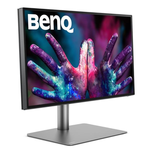 Монитор BenQ PD2725U 27" IPS LED 5ms 3840x2160 4K UHD, DesignVue Thunderbolt Mon, AQCOL., 100% sRGB, HDR400, B.I., LBL,KVM Sw, ICCsync, CAD/CAM, DualView, Contr.1200:1, 400 cd/m2, 2xHDMI, DP, Thb 3(PD65W, DP alt), USB3.1 Hub, Sp.2x2.5W, HAdj., Swivel
