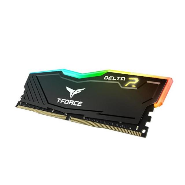 Памет Team Group T-Force Delta RGB Black, DDR4, 64GB (2x32GB), 3600MHz, CL18-22-22-42 1.35V