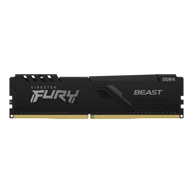 Памет Kingston FURY Beast Black 8GB DDR4 PC4-21300 2666MHz, CL16, KF426C16BB/8