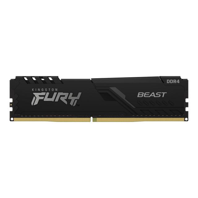 Памет Kingston FURY Beast Black 16GB(2x8GB) DDR4 PC4-21300 2666MHz CL16 KF426C16BBK2/16