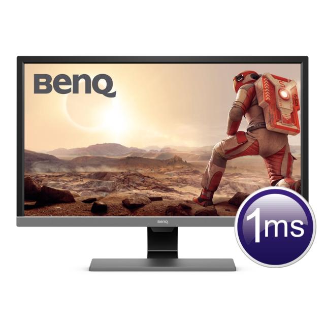 Монитор BenQ EL2870UE, 27.9", TN, 1ms, HDR with B.I.+, 3840x2160, 4K Gaming Monitor, 72% NTSC, FreeSync, LBL, Flicker-free, Smart focus, Super Resolution, 1000:1, DCR 12M:1, 10 bit, 300 cd/m2, HDMI x2, DP, Speakers, Tilt, Metallic Grey