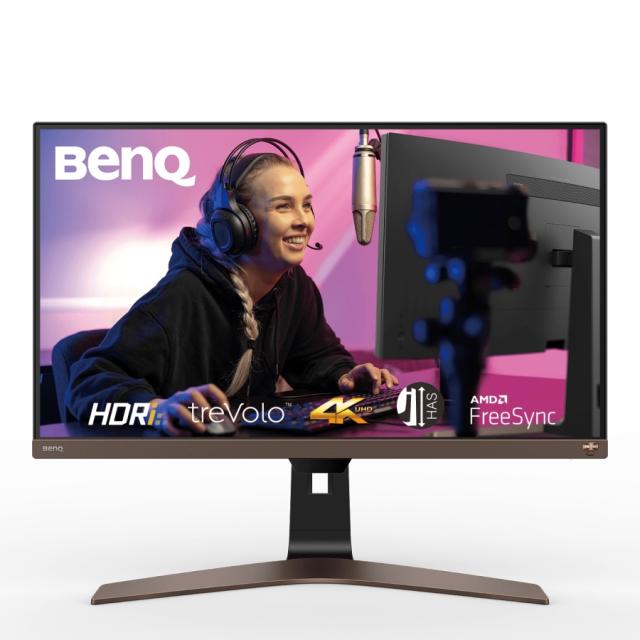 Монитор BenQ EW2880U, 28" IPS, 5ms, 3840x2160 4K, Entertainment, 90% DCI-P3, FreeSync, Rem.Control, HDRi, Flicker-free, B.I.+, LBL, ePaper, 1000:1, 300 cd/m, HDMI (v2.0)x2, DP, USB Type-C(PD60W/ Thunderbolt 3), Speak.3Wx2, Tilt, HAdj.St.100mm, Vesa, 