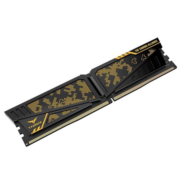 Памет Team Group T-Force Vulcan TUF Yellow 16GB 3200MHz, DDR4 CL16, 1.35V