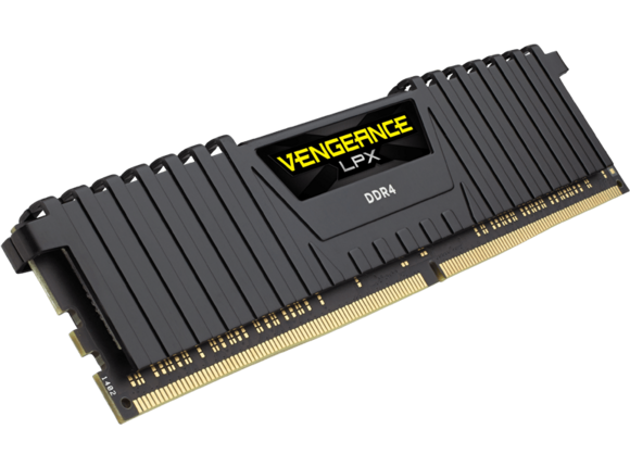 Памет CORSAIR VENGEANCE LPX, 8GB (1 x 8GB), DDR4, 2400MHz, C14, Black