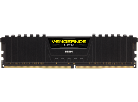 Памет CORSAIR VENGEANCE LPX, 8GB (1 x 8GB), DDR4, 2400MHz, C14, Black