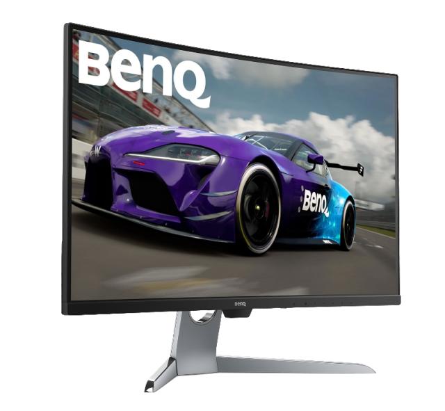 Монитор BenQ EX3203R, 31,5" VA, 144Hz, 4ms, QHD 2560x1440, Curved LED 1800R, FreeSync2, 90% DCI-P3, Display HDR 400, Eye-Care, Flicker-free, LBL, B.I.+, 3000:1, 20M:1 DCR, 400 cd/m2, 8bit, HDMI x2, DP, USB Type-C, USB 3.1, Height Adj., Tilt, Gray