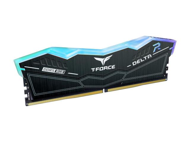 Памет Team T-Force Delta, RGB, 32GB (2 x 16GB), 288-Pin, DDR5 SDRAM, 6200 (PC5 49600), CL38, 1.25V