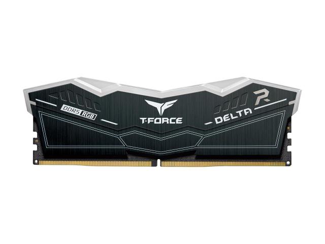 Памет Team T-Force Delta, RGB, 32GB (2 x 16GB), 288-Pin, DDR5 SDRAM, 6200 (PC5 49600), CL38, 1.25V
