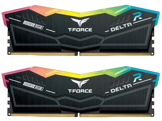 Памет Team Group T-Force Delta RGB, 32GB (2x16GB), DDR5, 6400MHz, CL40-40-40-84, 1.35V