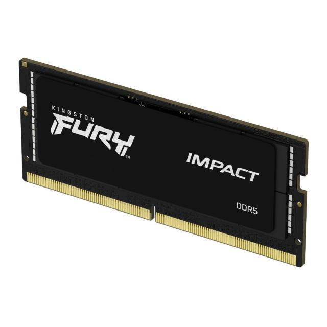 Памет Kingston FURY IMPACT, 16GB, SODIMM, DDR5, 4800MHz, CL40, 1.1V