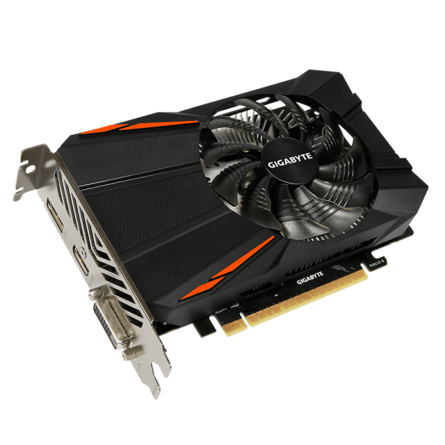 Видео карта GIGABYTE GeForce GTX 1050 Ti D5 4G GV-N105TD5-4GD, GDDR5, 128 bit, DVI-D, DisplayPort, HDMI
