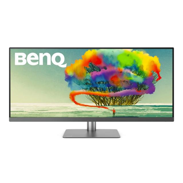 Монитор BenQ PD3420Q 34"W IPS LED 5ms 3440x1440 2K QHD, Design Mon, WQHD, AQCOL.,100% sRGB/98% P3,HDR400, B.I.,LBL,KVM, ICCsync, CAD/CAM, DualView, Contr.1000:1, 350 cd/m2, 2xHDMI,DP,USB-C(PD65W, DP Alt Mode),USB-C/USB 3.0x2, Sp.2x2.5W, HAdj., Swivel