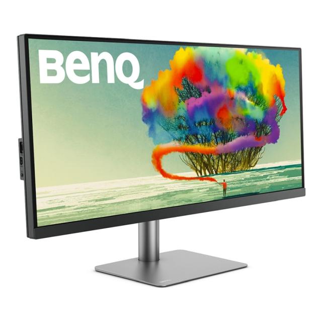 Монитор BenQ PD3420Q 34"W IPS LED 5ms 3440x1440 2K QHD, Design Mon, WQHD, AQCOL.,100% sRGB/98% P3,HDR400, B.I.,LBL,KVM, ICCsync, CAD/CAM, DualView, Contr.1000:1, 350 cd/m2, 2xHDMI,DP,USB-C(PD65W, DP Alt Mode),USB-C/USB 3.0x2, Sp.2x2.5W, HAdj., Swivel