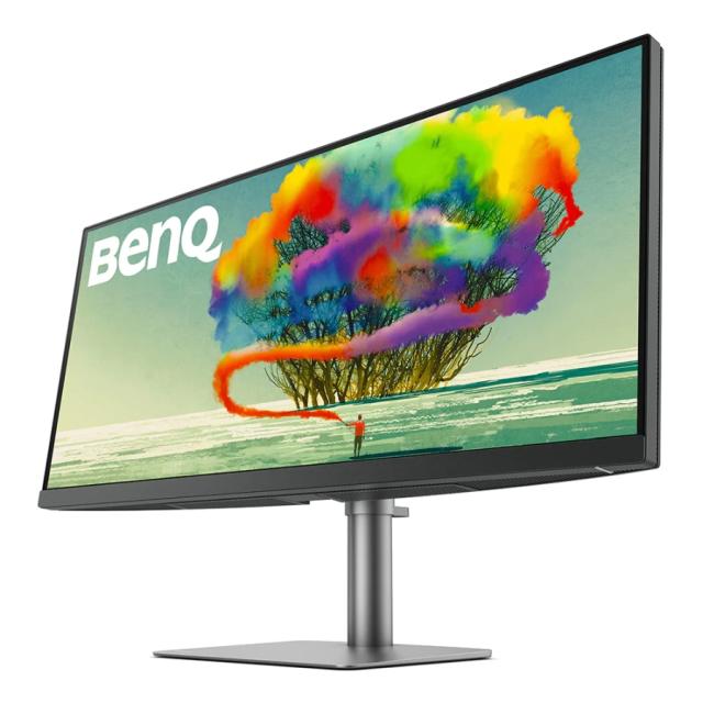Монитор BenQ PD3420Q 34"W IPS LED 5ms 3440x1440 2K QHD, Design Mon, WQHD, AQCOL.,100% sRGB/98% P3,HDR400, B.I.,LBL,KVM, ICCsync, CAD/CAM, DualView, Contr.1000:1, 350 cd/m2, 2xHDMI,DP,USB-C(PD65W, DP Alt Mode),USB-C/USB 3.0x2, Sp.2x2.5W, HAdj., Swivel