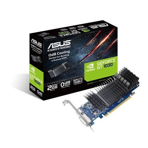 Видеокарта ASUS GeForce GT1030 2GB GDDR5, 64-bit, low profile, 1x DVI-D, 1x HDMI 2.0