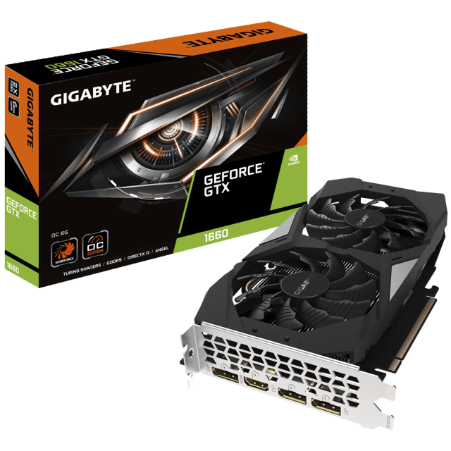 Видео карта GIGABYTE GTX 1660 OC Edition 6GB GDDR5 192 bit