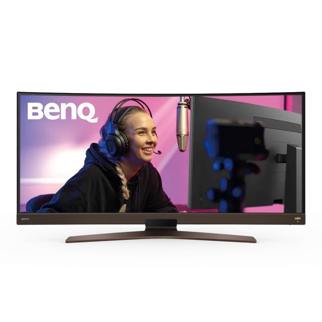 Монитор BenQ EW3880R, 37.5" IPS, HDRi, 4ms(GtG), 3840x1600, 95% DCI-P3, Flicker-free,B.I.+,LBL, 2300R, sRGB, 1000:1, DCR 20M:1, 10bit, 400 cd/m, HDMI(v2.0)x2, DP, USB Type-C(PD 60W, DP Alt mode), treVolo Speakers 3Wx2+Woofer 8W,Tilt,Vesa, RemConr.,Ma