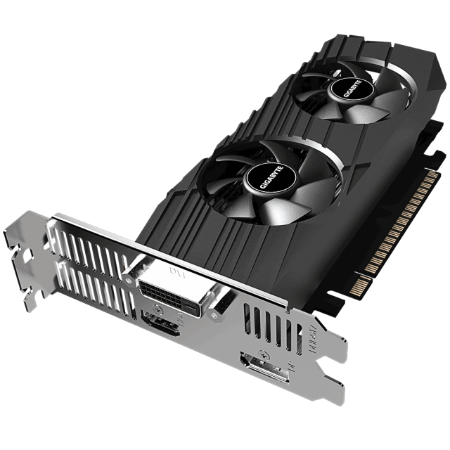Видео карта GIGABYTE GTX 1650 OC LOW PROFILE 4GB GDDR5 128 bit