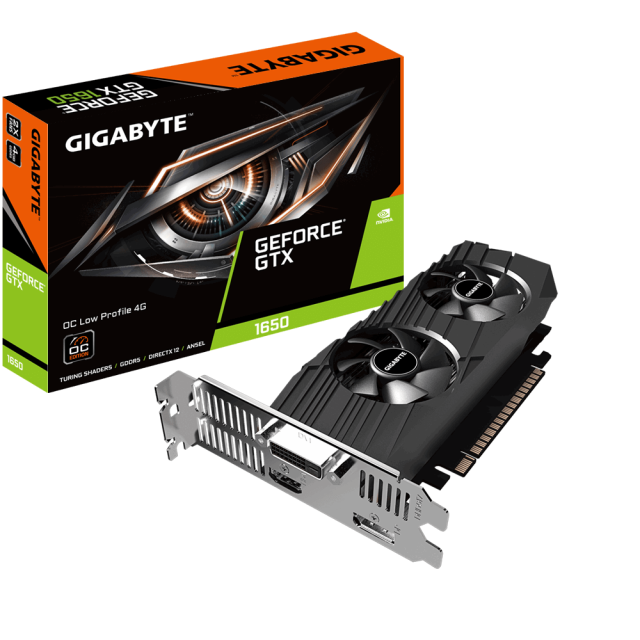 Видео карта GIGABYTE GTX 1650 OC LOW PROFILE 4GB GDDR5 128 bit