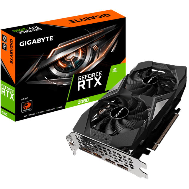Видео карта GIGABYTE GeForce RTX™ 2060 D6 6GB GDDR6
