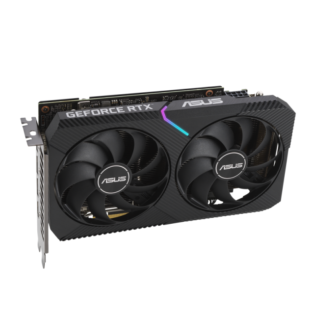 Видео карта ASUS Dual GeForce RTX 3060 V2 OC Edition 12GB GDDR6, 192-bit, HDMI, 3x DP