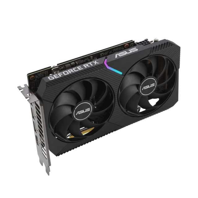 Видео карта ASUS Dual GeForce RTX 3060 V2 OC Edition 12GB GDDR6, 192-bit, HDMI, 3x DP