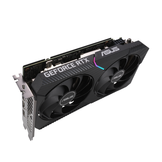 Видео карта ASUS Dual GeForce RTX 3060 V2 OC Edition 12GB GDDR6, 192-bit, HDMI, 3x DP