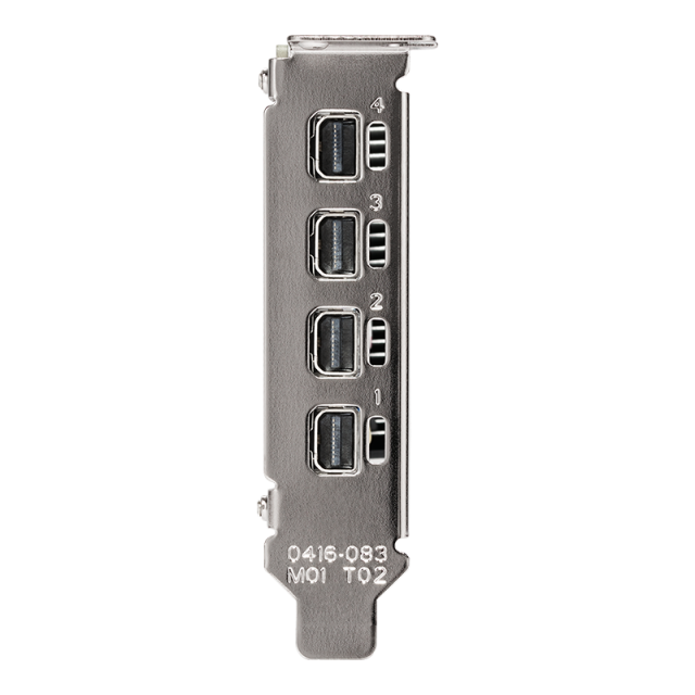Видео карта PNY NVIDIA Quadro T600, 4GB, GDDR6, 128 bit, mini-Displayport x 4