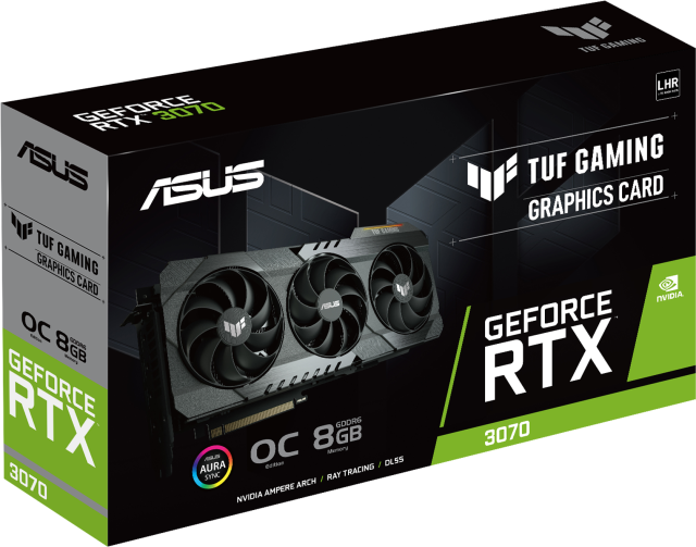 Видеокарта ASUS TUF Gaming GeForce RTX 3070 V2 OC Edition 8GB GDDR6