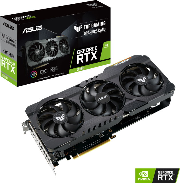 Видео карта ASUS TUF Gaming GeForce RTX 3060 V2 OC Edition 12GB GDDR6