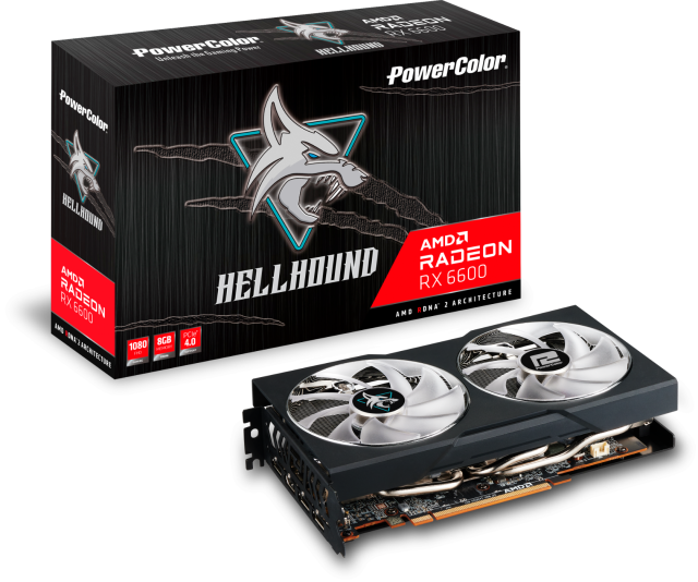 Видеокарта PowerColor HellHound Radeon RX 6600 8GB GDDR6