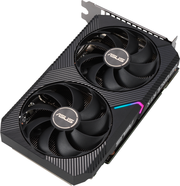 Видеокарта ASUS Dual GeForce RTX 3050 OC Edition PCIE 4.0, 8GB GDDR6 128-bit, DisplayPort, HDMI