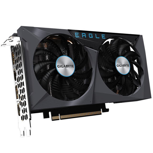 Видео карта GIGABYTE GeForce RTX 3050 EAGLE OC 8GB GDDR6